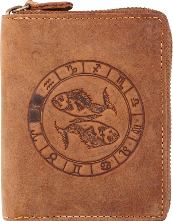 Greenburry Vintage Sternzeichen Geldbörse Leder 10 cm