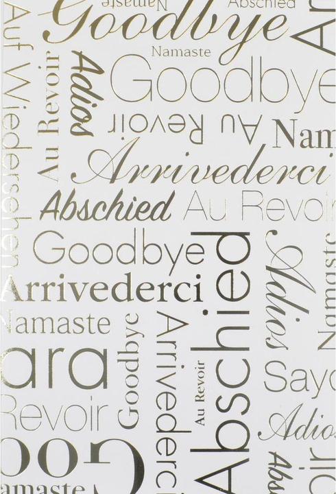 Produktbild ABC Abschiedskarte Goodbye B6 (1 Stk.)