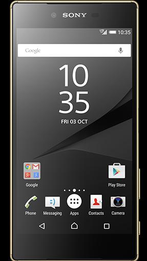 Actual product image Sony Xperia Z5 Premium (32 GB, Gold, 5.50", Single SIM, 23 Mpx, 4G)