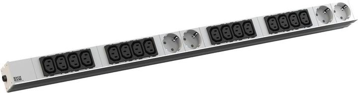 Produktbild Bachmann IT PDU ALU 1HE 16x C13 4x Schutzkontakt CEE 16A blau