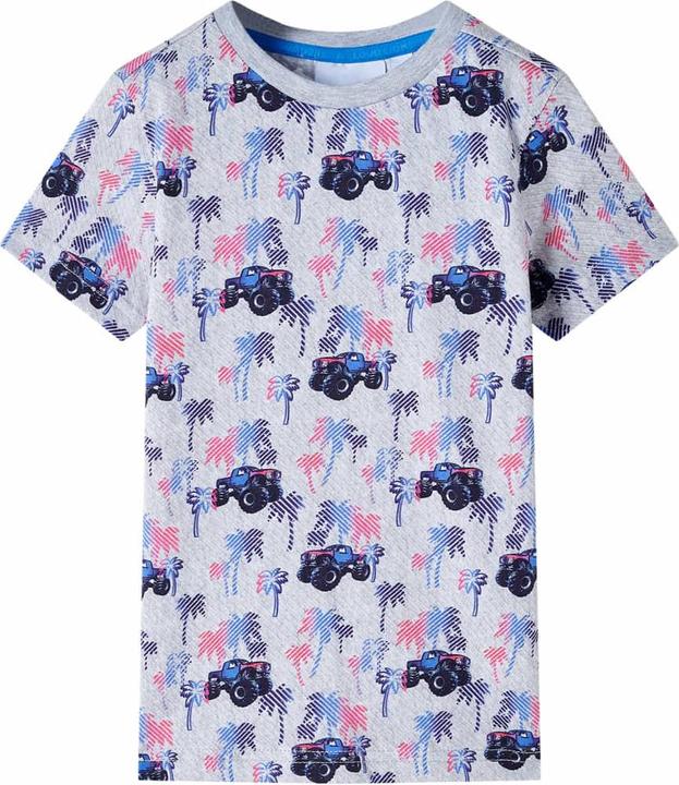 Produktbild VidaXL Kinder-T-Shirt Grau Melange 104,Material: 100 (104)