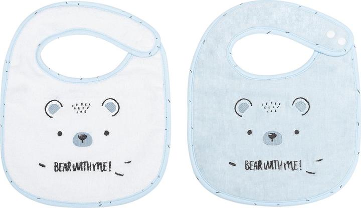 Produktbild Kikkaboo Babylätzchen 2er Set Bär 23 x31