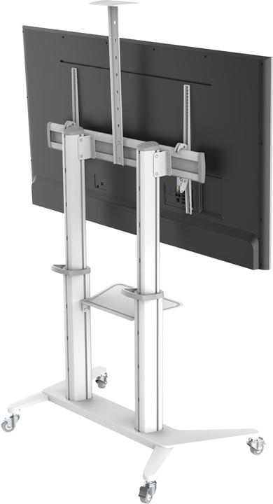 Actual product image PureMounts TV Trolley PDS-0013C DS, White (Universal, 90", 140 kg)