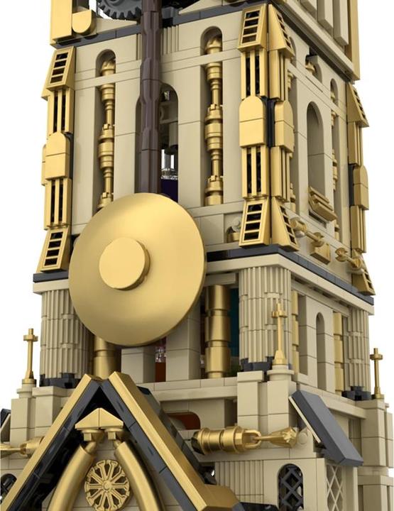 Actual product image Pantasy Steampunk series clock tower