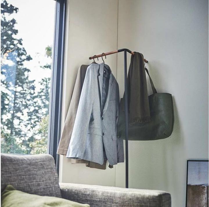 Actual product image Yamazaki CORNER TOWER coat rack
