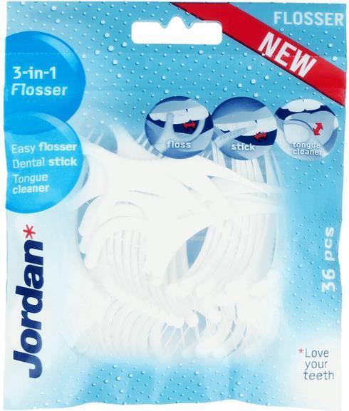 Actual product image Jordan Flosser 3in1 threadwindows 50pcs.