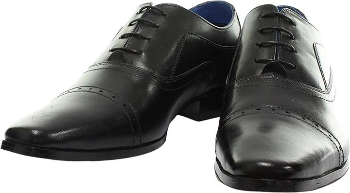 Immagine prodotto Roamers Scarpe oxford in pelle a 4 occhielli con tappo a punzone (41)