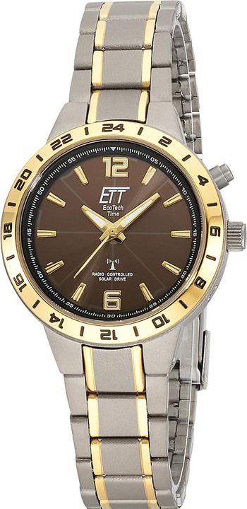 Produktbild ETT ELT-11448-21M Funkuhr Solar Drive Basic Titanium Damenuhr 32mm 5ATM (Funkuhr, 32 mm)