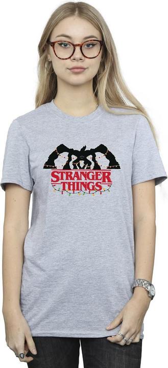 Immagine prodotto Netflix Stranger Things Demogorgon Christmas Lights Maglietta Ampia Donna (L)