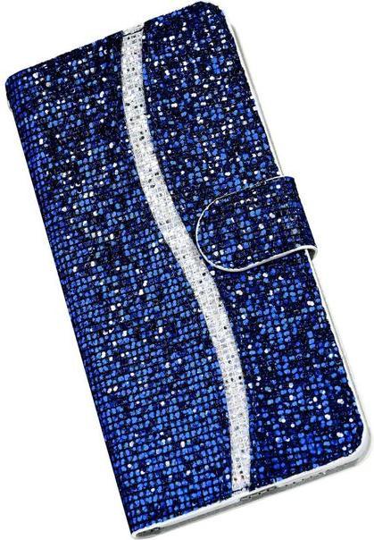 Image du produit MU Style Housse en cuir pailleté à rayures (Apple iPhone SE (3ème génération), Apple iPhone SE (2ème génération), Apple iPhone 8, Apple iPhone 7)