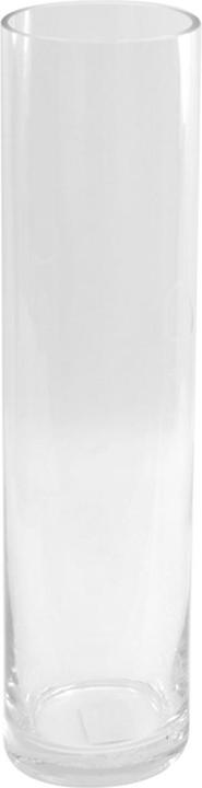 Casativo Vase en verre premium Cylindre avec bord poli, 10 x 30 cm (1 x, 10 x 30 cm)