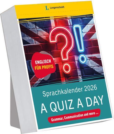 Produktbild Langenscheidt Sprachkalender Englisch A Quiz a Day 2026 (Englisch, Deutsch)
