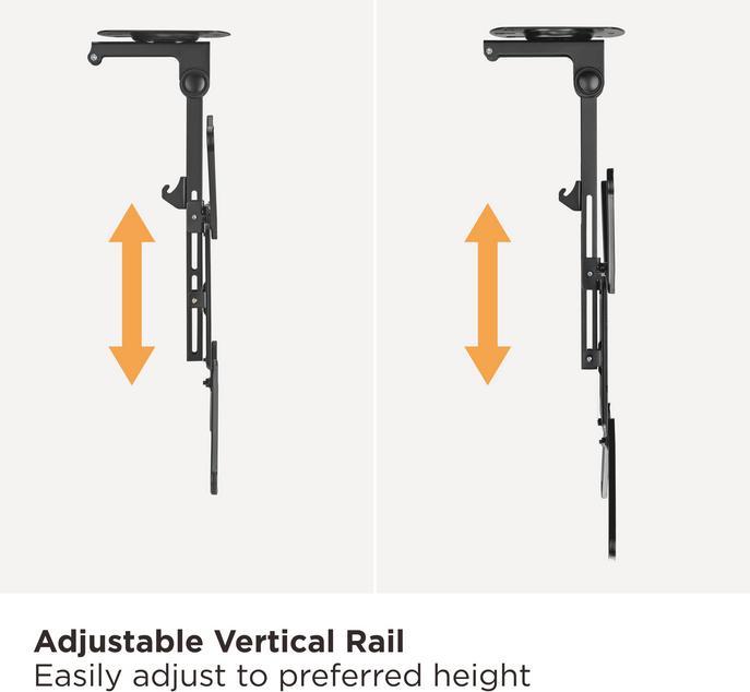 Actual product image equip Wall bracket 23"-55"/ 1TFT 20kg fixed bw (Ceiling, 55", 20 kg)