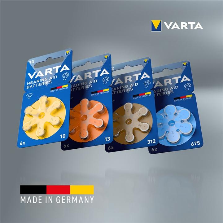 Image du produit Varta Pile auditive 675 6 pièces (6 pcs, 675, 640 mAh)