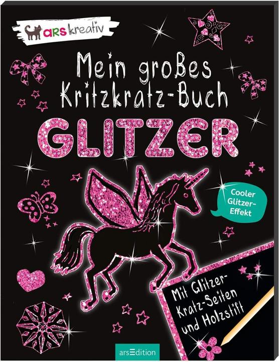 Produktbild Mein grosses Kritzkratz-Buch Glitzer (Deutsch, Ute Löwenberg, 2014)