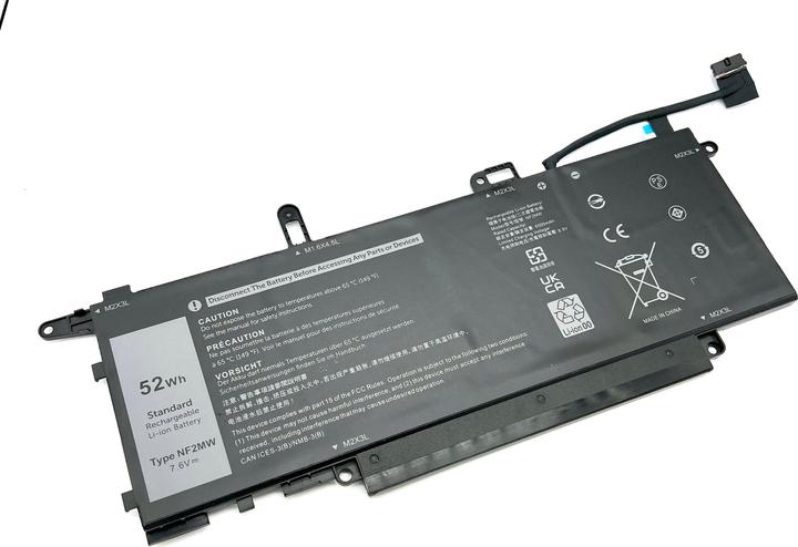 Actual product image Vistaport Battery for DELL Latitude 7400 2in1/9410 2in1 (4 Cells, 6500 mAh)