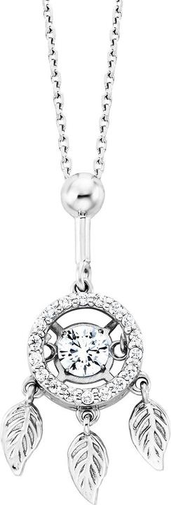 Produktbild Julie Julsen Dancing Stone Flying Leaves Halskette (Silber 925)