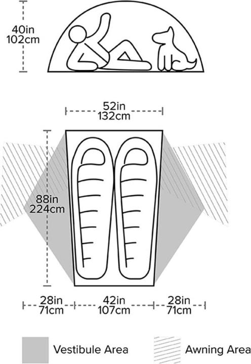 Image du produit Big Agnes Copper Spur HV UL 2 Tente de bikepacking (Tente igloo, 1.33 kg, 2 personnes)