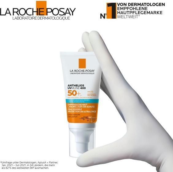 Produktbild La Roche Posay Anthelios Invisible Fluid Getönt (Sonnencreme Gesicht, SPF 50+, 50 ml, 75 g)