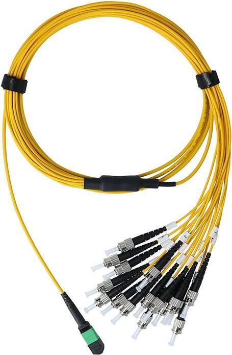 BlueOptics LWL MTP/8xST Duplex Breakout Kabel G.657.A1 Singlemode 0.5 Meter (S/UTP, 0.50 m)