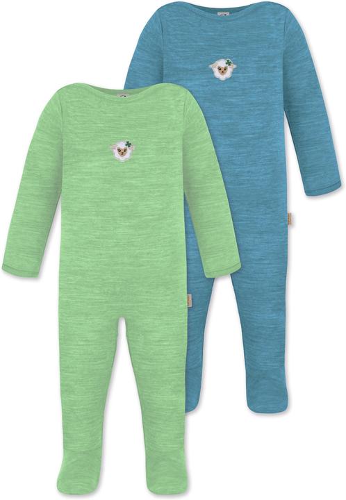 Immagine prodotto Normani Confezione da 2 pezzi di tutina MERINO baby merino "Levin" - 9413 (74)