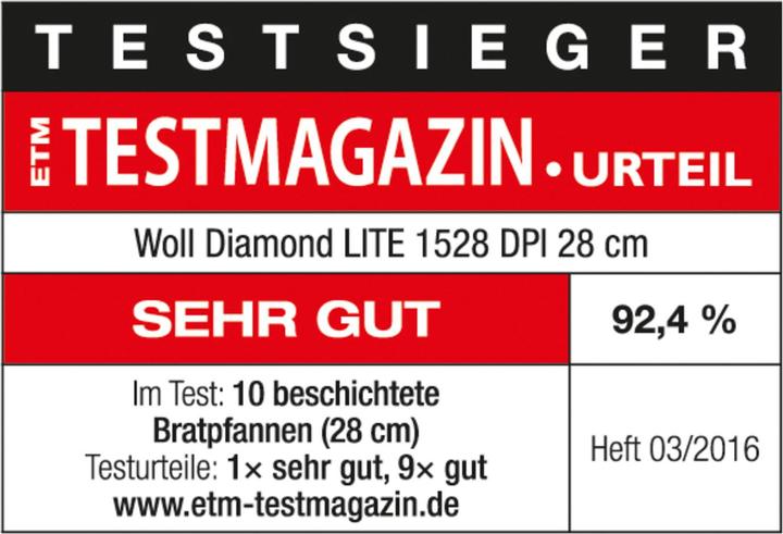 Image du produit Woll Saphir Lite (28 cm, Poêle à frire, Fonte d'aluminium)