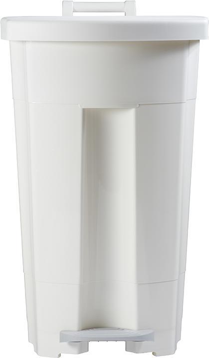 Produktbild Rossignol Mülltonne Fahrbarer Abfallbehälter BOOGY 90 l weiss HACCP-Konzept - für Lebensmittelbereic (90 l)