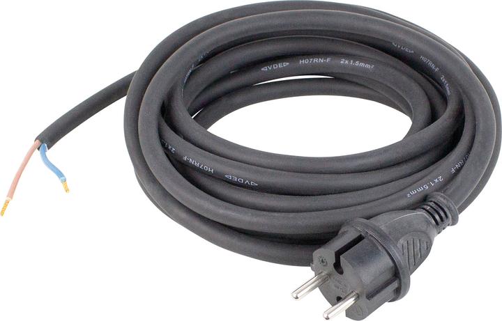 Actual product image As - Schwabe AS Schwabe 70558 Power connection cable black 5.00 m (5 m)