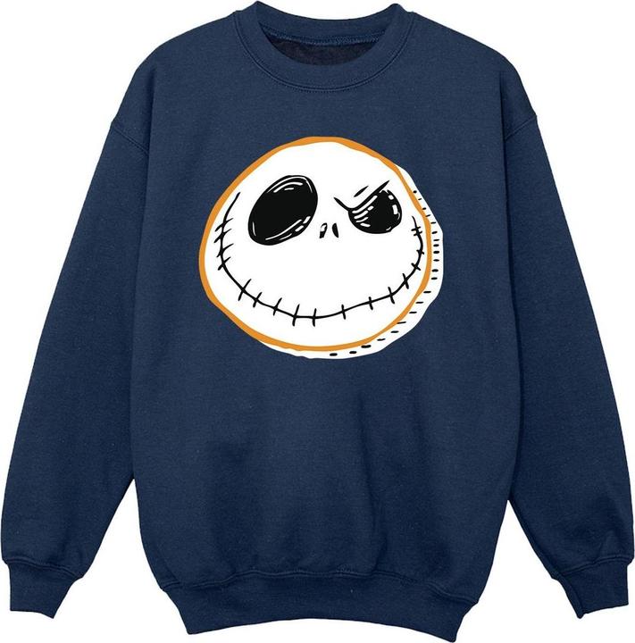 Disney The Nightmare Before Christmas Jack Face Sweatshirt Mädchen