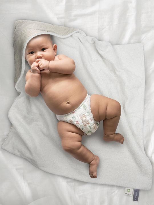Produktbild Aspero 2x Baby Musselin Wickeltücher aus Bio-Baumwolle