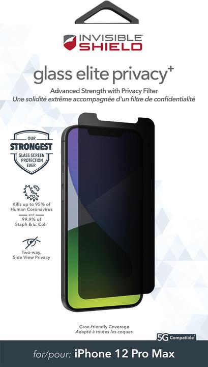 Immagine prodotto Zagg Invisibleshield Glass Elite (1 Pezzo/i, Apple iPhone 12 Pro Max)