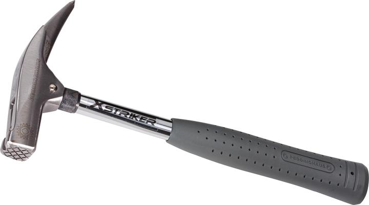 Actual product image Peddinghaus XStriker' roofing hammer with tubular steel handle, rough track (570 g)
