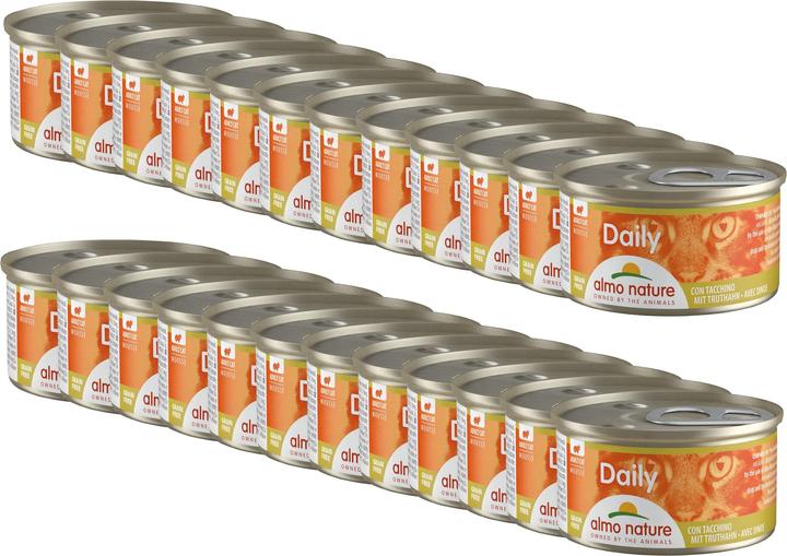 Immagine prodotto Almo Nature Menu giornaliero Mousse di tacchino (Adulto, 1 pz., 85 g)