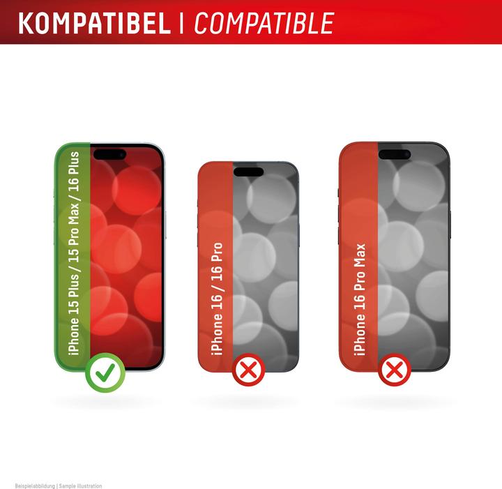 Immagine prodotto Displex Real Glass, 2D Panzerglas (1 Pezzo/i, Apple iPhone 16 Plus)