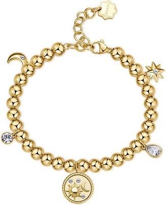 Brosway - Gold plated ball bracelet with Chakra charms BHKB159