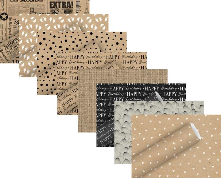 Image du produit Braun + Company Papier kraft cadeau (Papier cadeau, 1 x)