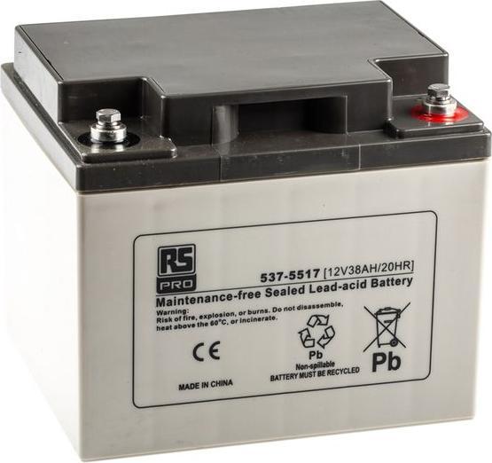 Produktbild Rs Pro Bleiakku 12V 38Ah (12 V, 38000 mAh)