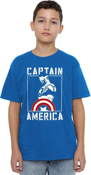 Immagine prodotto Captain America Maglietta Stencil Bambini (140)