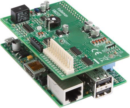 Image du produit Velleman Bouclier d'oscilloscope et d'analyseur logique pour Raspberry Pi (Extension)