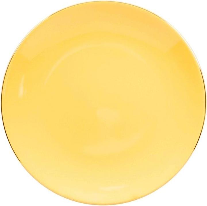 Kadastar Fleurisse yellow starter plate, Ø 21 cm (1 x)
