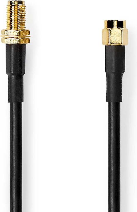 Image du produit Nedis Câble d'antenne - SMA mâle - SMA femelle - plaqué or - 50 Ohm - double blindage - 10.0 m - R (50 dB, Câble d'antenne)