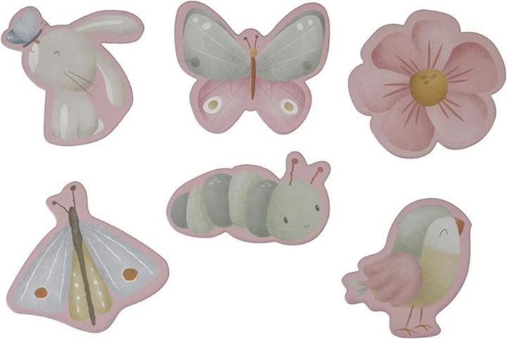Produktbild Little Dutch 6 in 1 Puzzles Flowers & Butterflies Shape puzzle Animals (5 Teile)