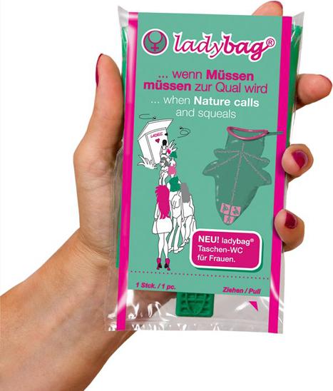 Produktbild Roadbag Taschen-WC für Männer für Einmalgebrauch 46 g leicht (Hygieneprodukt)