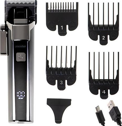Image du produit Mesko | Tondeuse à cheveux avec écran LED | MS 2842 | Sans fil | Nombre d'étapes de longueur 8 | Gris