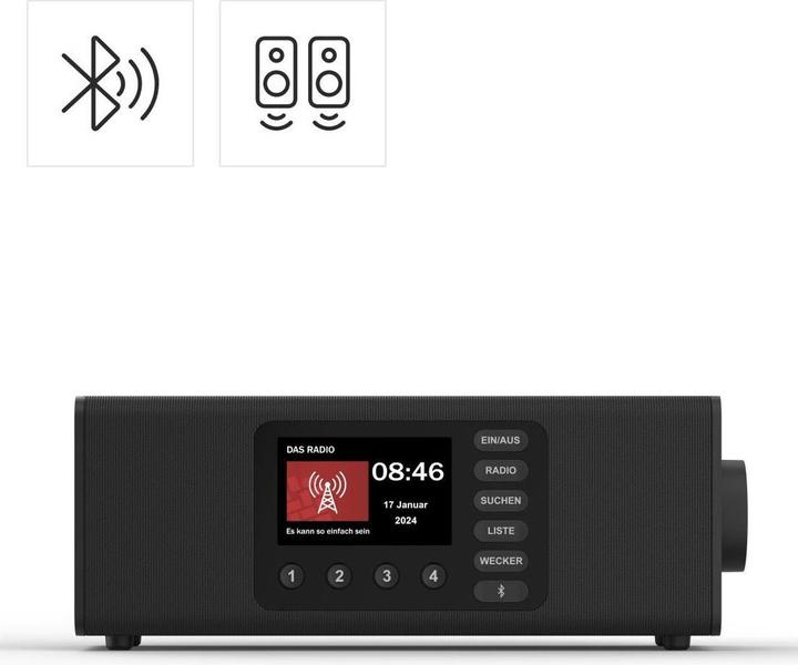 Produktbild Hama DR2002BT (DAB, DAB+, FM, Bluetooth)