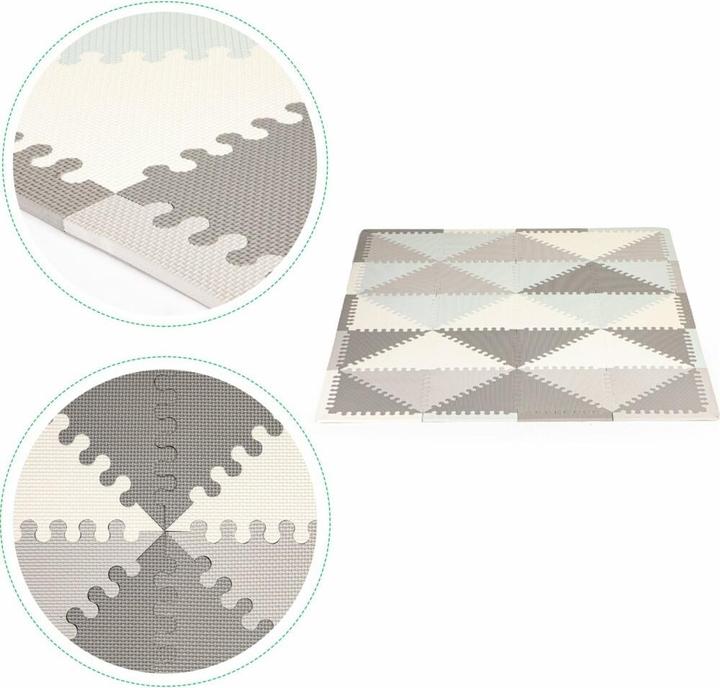 Produktbild EcoToys Schaumstoffpuzzle Dreiecke mit Kanten