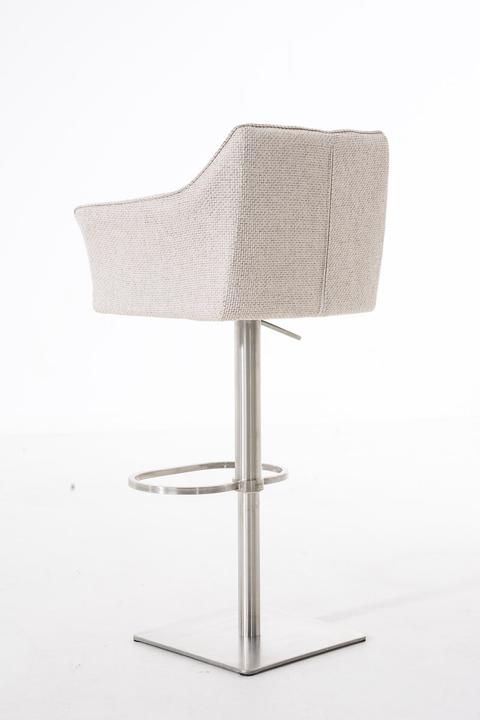 Image du produit CLP Tabouret de bar Damaso E tissu, ivoire