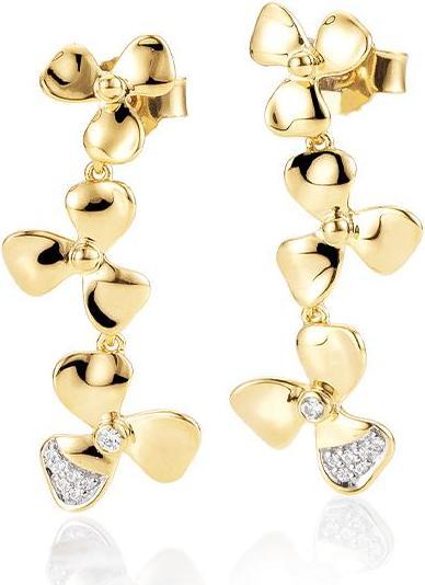Actual product image Breuning EAR CUTLERY - BRILL. 0,072 Ct. H/si (750/18 K Gold)