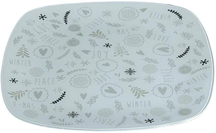 Image du produit Leonardo Assiette X-Mas Icons 32 x 32 cm, 1 pièce, Gris