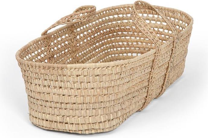 Produktbild Funnababy Musselin Moses-Korb-Textilien - Taube - Grau - 85 cm